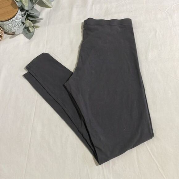 Victoria's Secret Leggings Womens Medium Gray Fitted Pull On - Picture 3 of 5